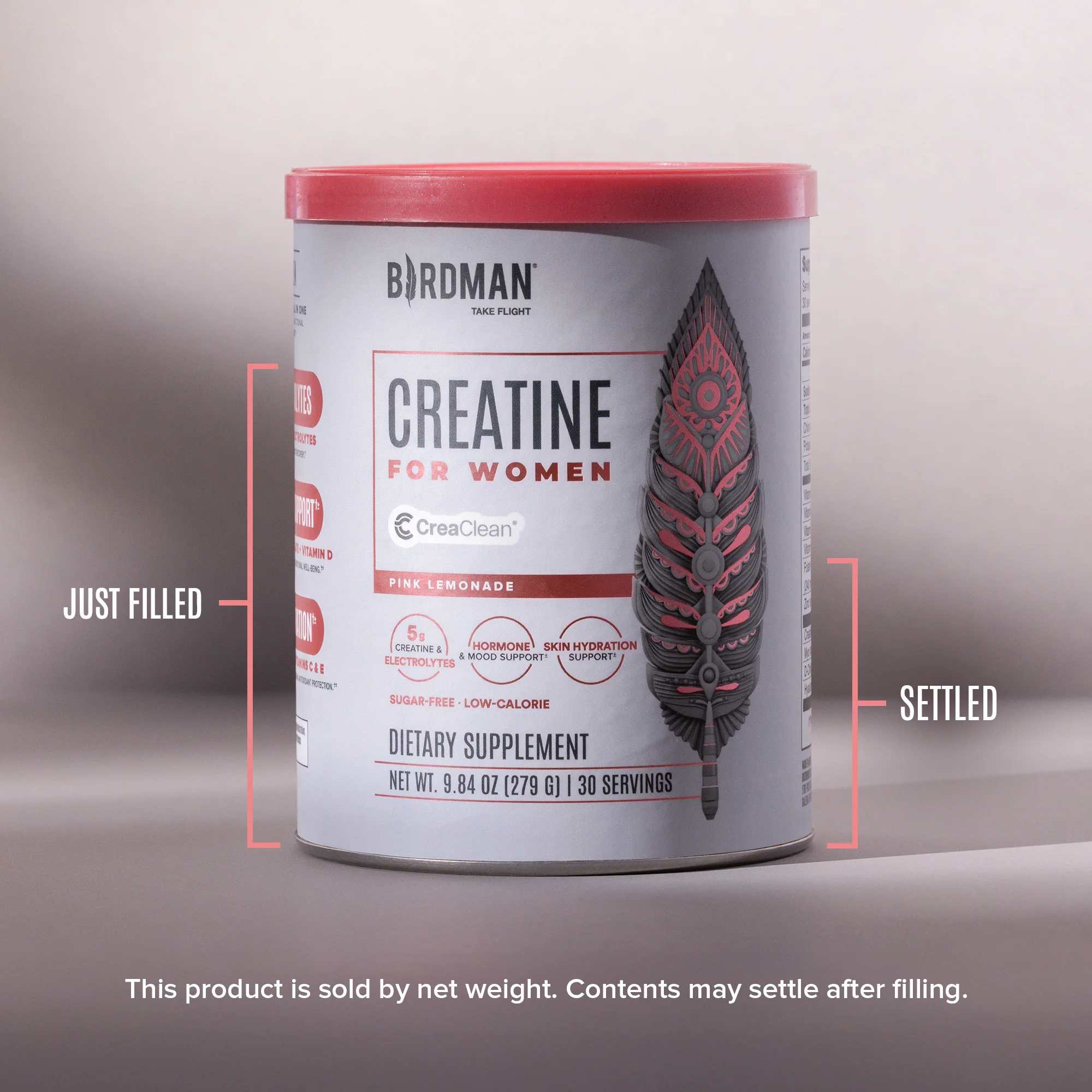 Creatine for Women: Creatine + Inositol + Electrolytes + Vitamins - 9.84 oz - Image 4