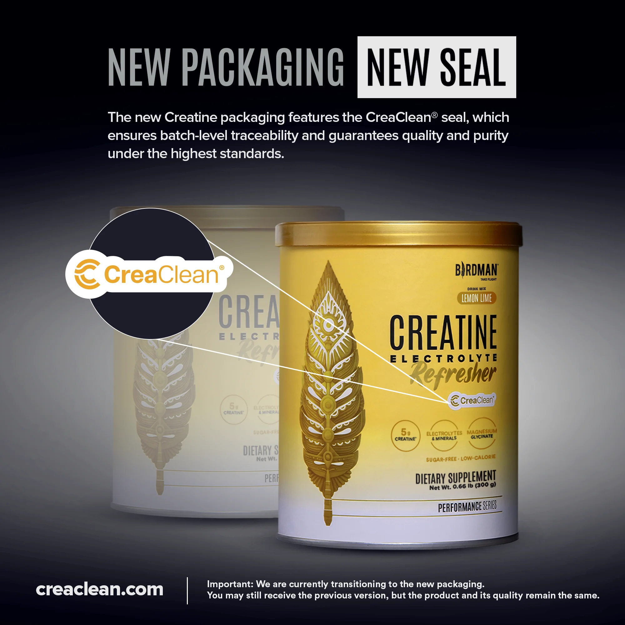 Creatine Refresher - Creatine Monohydrate + Electrolytes + Magnesium - Lemon Lime - 0.66lbs - Image 3