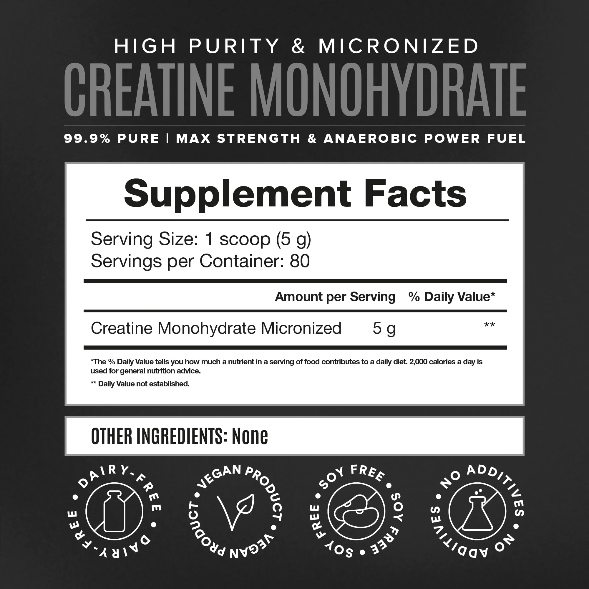 High-Purity Micronized Creatine Monohydrate - 0.8lbs PACK - Image 7