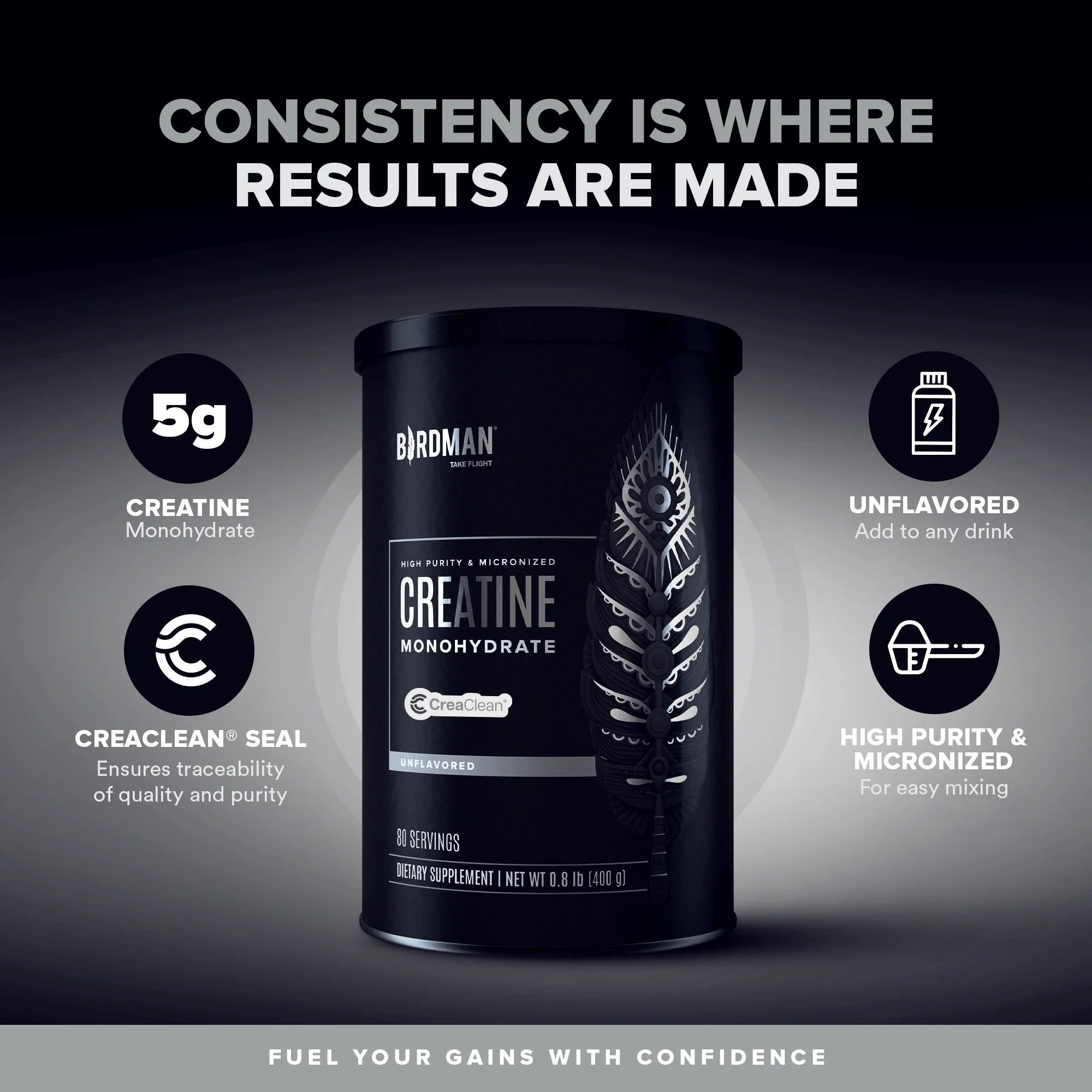High-Purity Micronized Creatine Monohydrate - 2.2lbs PACK - Image 2